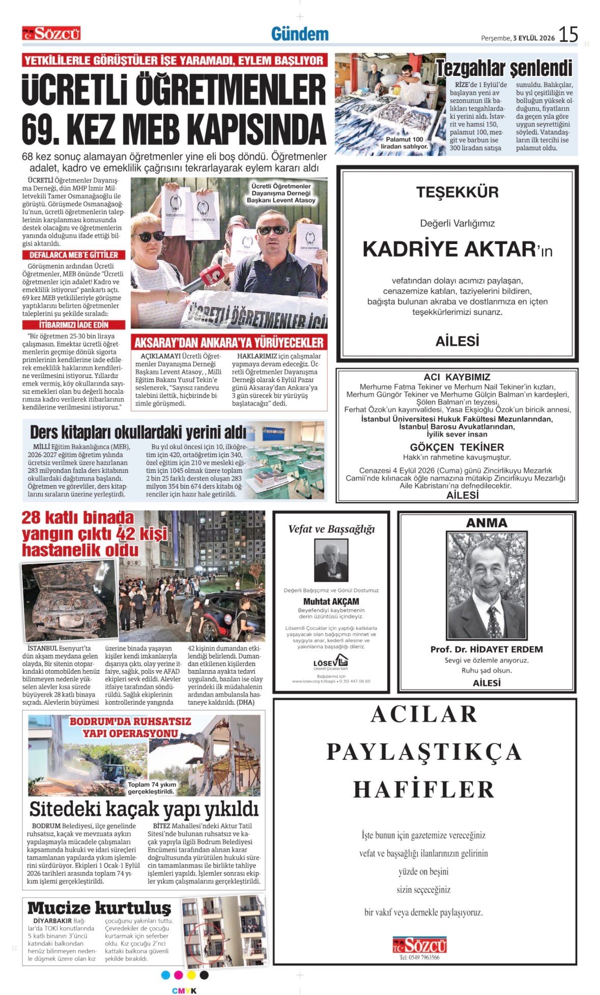 Sözcü Gazetesi İlan Servisi